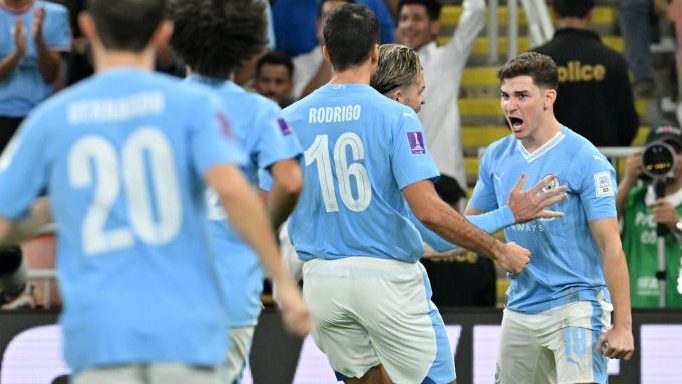 El argentino marcó dos de los cuatro goles para el Manchester City.