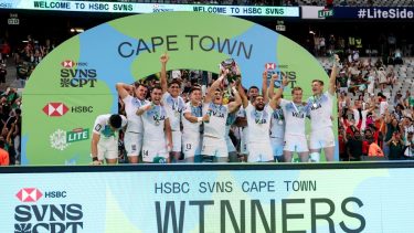 Los Pumas 7s se consagraron en Ciudad del Cabo. (Foto: Prensa UAR)