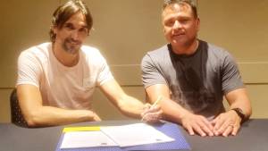 Diego Martínez firmó contrato y es el nuevo entrenador de Boca