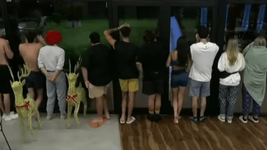 El fuerte temporal se sintió en la casa de Gran Hermano. 