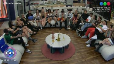 Este miércoles en la gala se definieron los nominados de esta semana en Gran Hermano. Foto: Captura Telefe. 