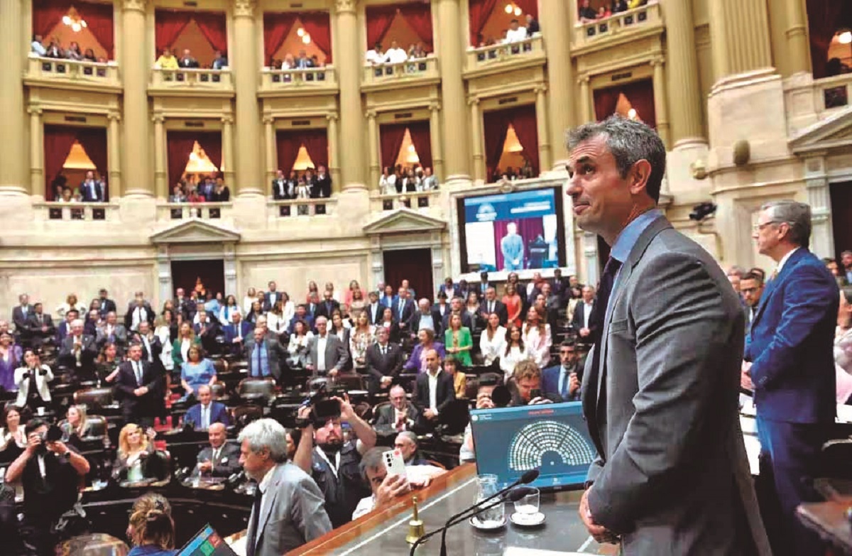 El titular de Diputados, Martín Menem, tiene una ardua tarea en al Cámara Baja. 
