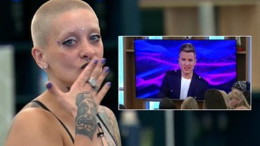 Juliana "Furia" no tomó para nada bien su nominación en Gran Hermano.-