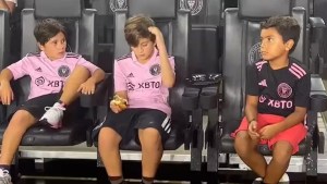 El gol de Mateo Messi en las infantiles del Inter Miami