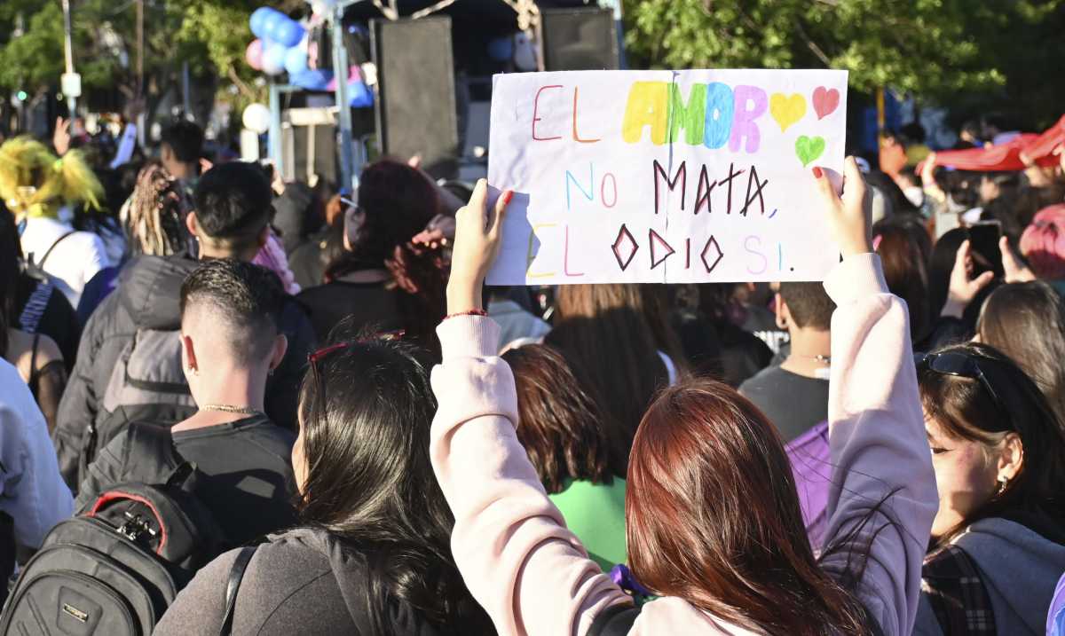 Así se vivió la Marcha del Orgullo en Neuquén. Foto: archivo (Florencia Salto)
