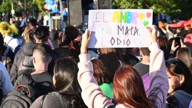 Así se vivió la Marcha del Orgullo en Neuquén. Foto: archivo (Florencia Salto)
