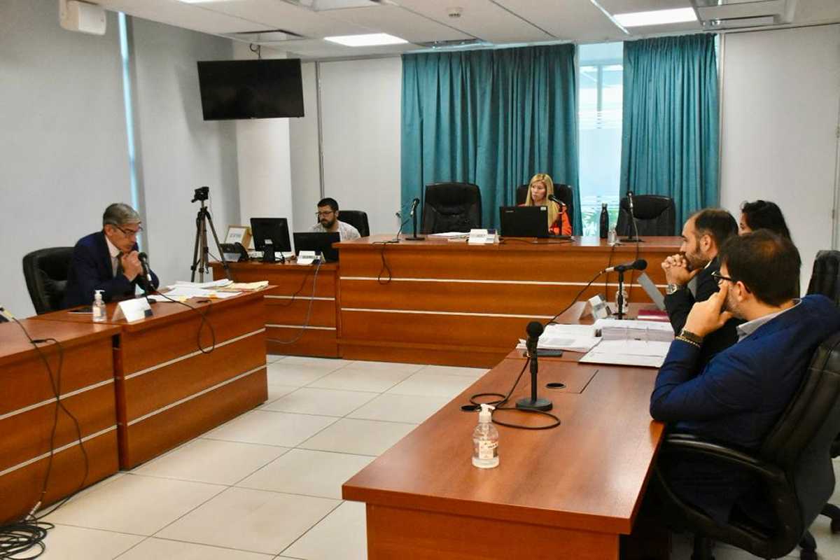 La audiencia de formulación de cargos se realizó este miércoles en Neuquén. (Matías Subat)