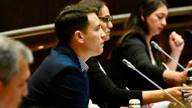 Francisco Lépore (Avanzar) fue miembro informante del proyecto del oficialismo. Foto: Matías Subat.