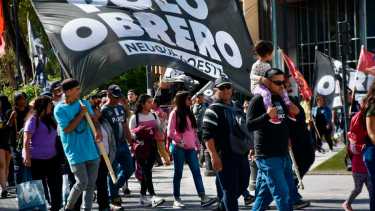 Qué dicen las organizaciones sociales sobre el relevamiento de planes en el Ruca Che. Foto: Matías Subat