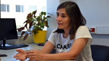 Mas ya tuvo contacto con sus compañeros del bloque de Unión por la Patria en el Parlamento regional. Foto: Marcelo Ochoa.