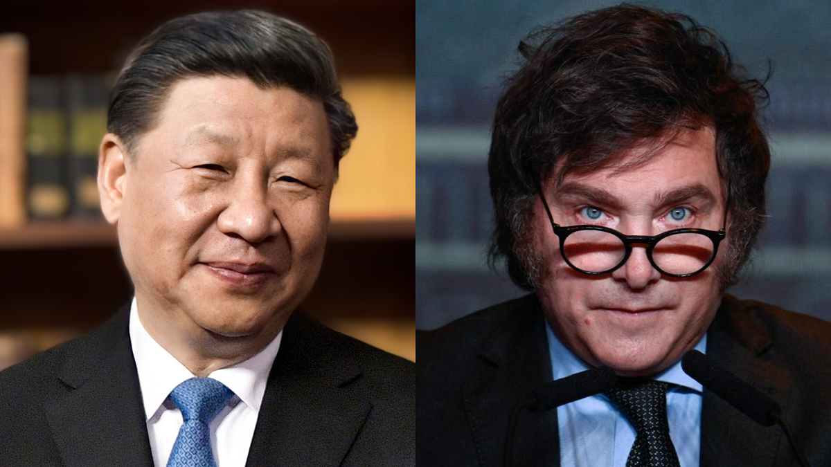 Javier Milei, envió una carta al presidente chino Xi Jinping solicitando apoyo para la renovación del swap de monedas por US$5000 millones: la relación bilateral es crucial ante los vencimientos con el FMI. Foto Archivo.