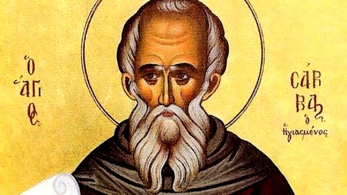 San Sabas era uno de los monjes más reconocidos de la antigüedad.-