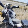 Imagen de Un motociclista brasileño murió tras despistarse por el viento sobre la Ruta 3, en Chubut