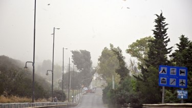 Las ráfagas podrían superar los 80 kilómetros por hora. Foto: Marcelo Ochoa.