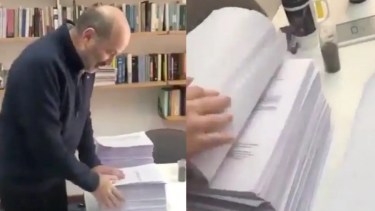 Sturzenegger mostró el plan de desregulación que anunciará Milei. Foto: Gentileza Minuto Uno. 