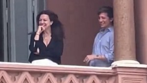 El encuentro entre Sandra Pettovello y Santiago Caputo en la Casa Rosada que se volvió viral