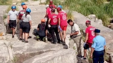 El trágico hecho ocurrió este viernes, en Mina Clavero. Foto: Gentileza La Voz. 