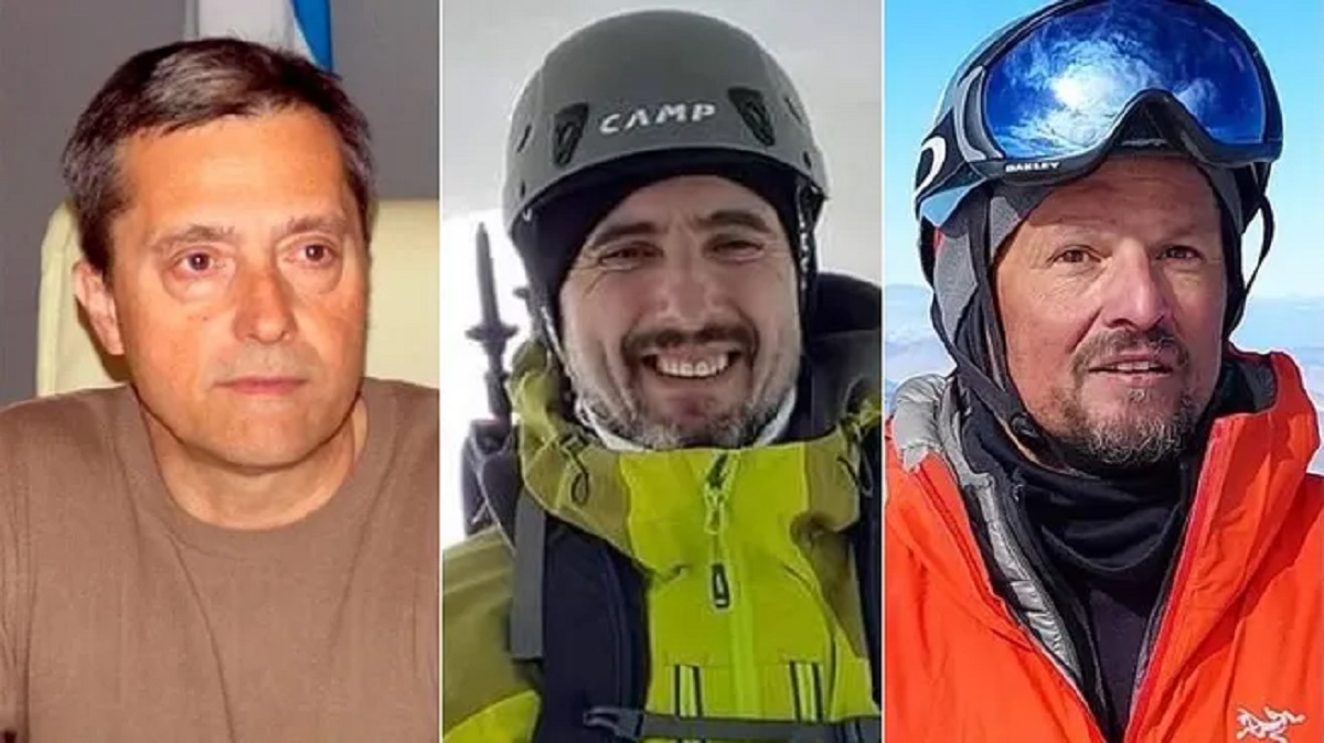 Los cuerpos de Raúl Espir, Sergio Berardo e Ignacio Javier Lucero, fueron rescatados el miércoles pasado. 