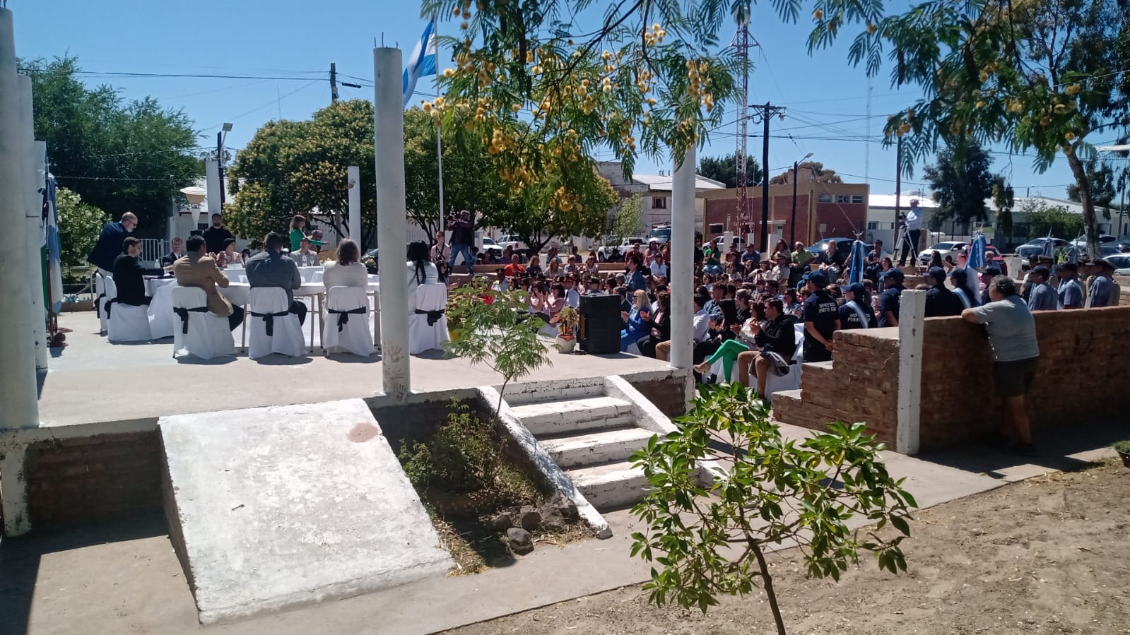 El acto de asunción se realizó en el Puerto San Antonio Este 