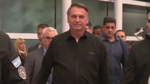 Asunción de Milei: Jair Bolsonaro llegó a la Argentina para asistir a la ceremonia