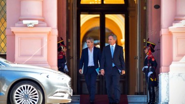 El ministro de Economía durante este lunes.
