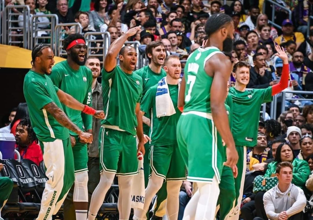 Los visitantes se quedaron con la victoria y Davis, de Los Lakers, fue la figura pero no alcanzó. Foto: Facebook Boston Celtics 