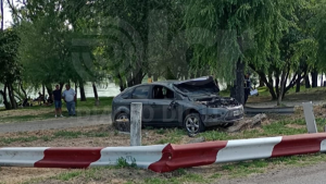 Iba alcoholizado y chocó contra el guardarrail en el ingreso a la Isla 58 en Regina