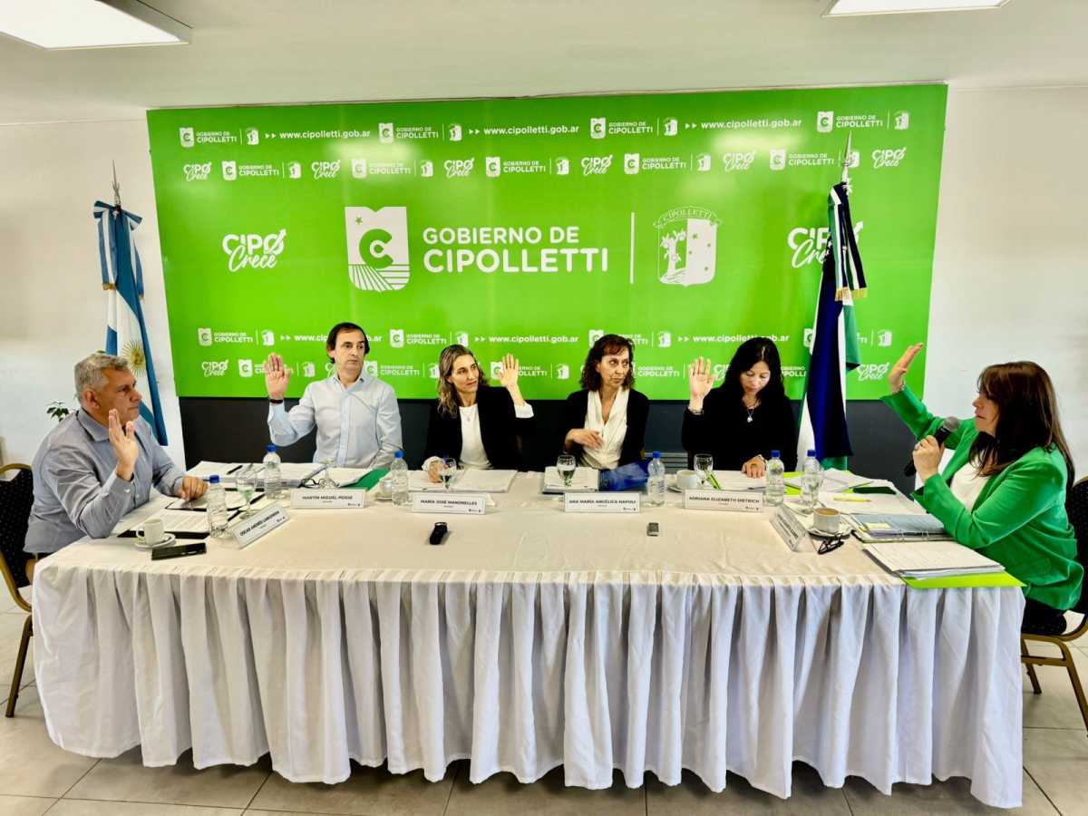 El cuerpo legislativo del Concejo Deliberante de Cipolletti. (Gentileza)