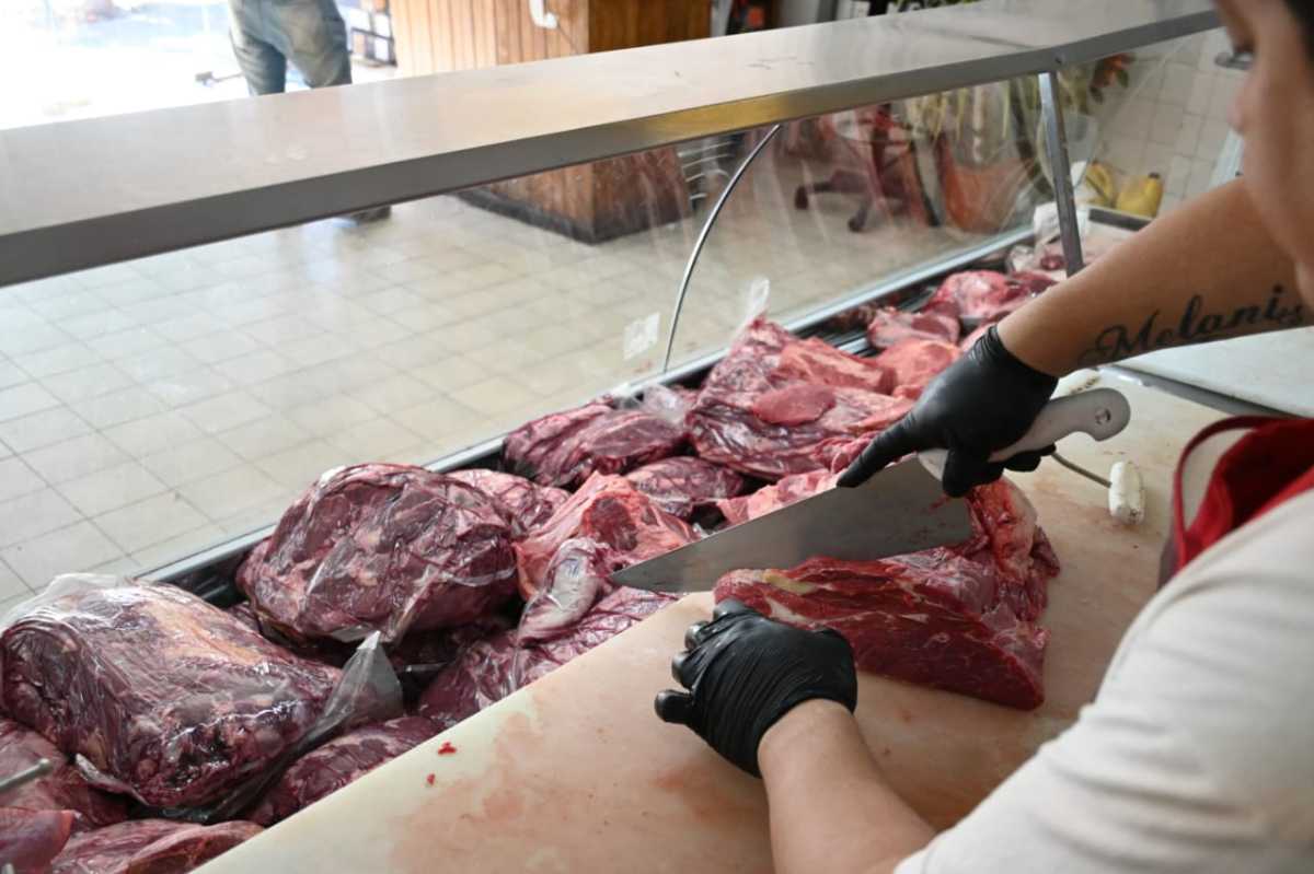 Desde este jueves los precios de la carne estan actualizados y ya se ven reflejados en los mostradores.Foto: Florencia Salto.
