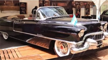 El descapotable de Perón podría ser usado por Milei en su asunción. (NA)