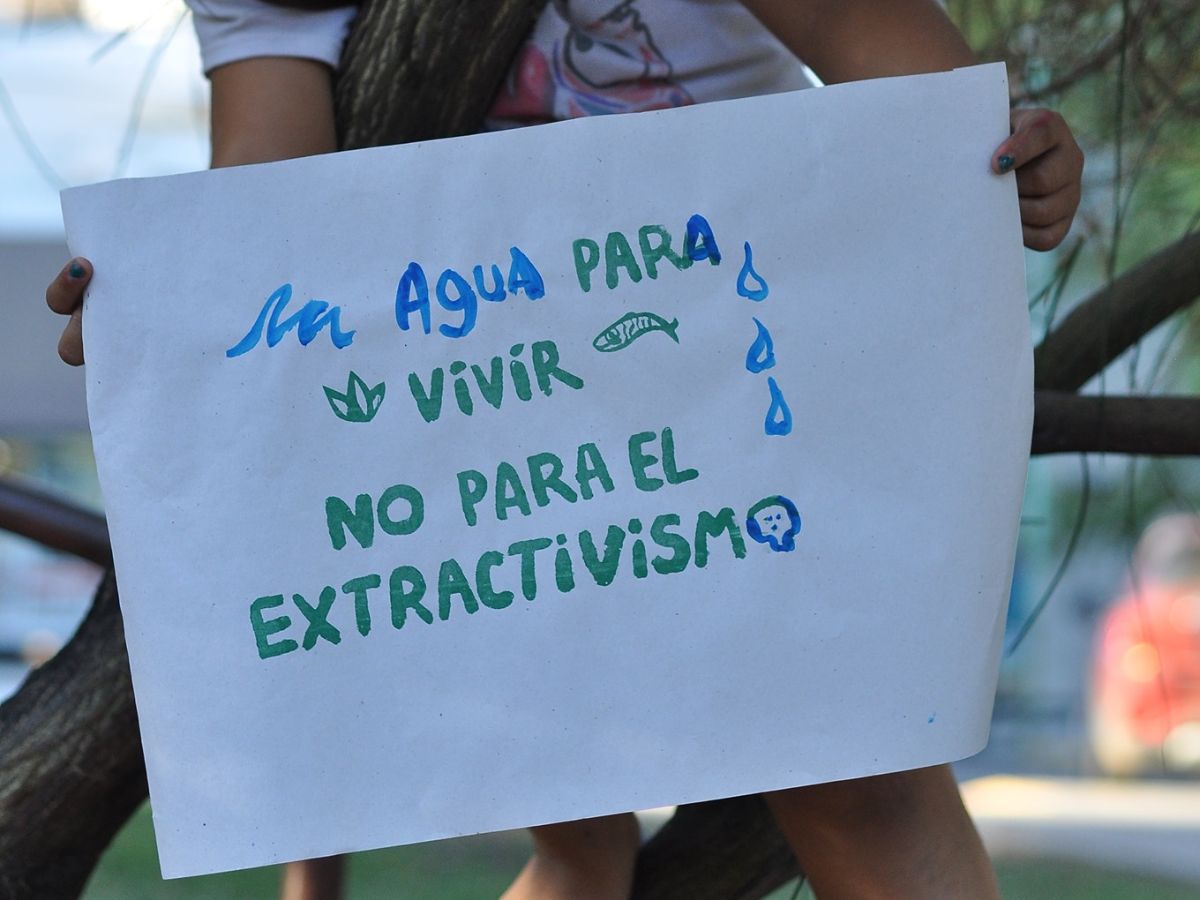 Hoy a las 18 realizan en Neuquén acciones en las calles para denunciar el extractivismo en la sociedad. (foto: gentileza)