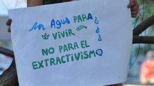 Neuquén se sumó hoy a la campaña plurinacional antiextractivista, en defensa del ambiente