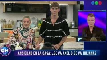 Axel fue el nuevo participante eliminado en Gran Hermano. Foto: Captura Telefe. 