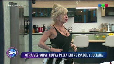 Isabel y Juliana no se llevan bien en la convivencia de Gran Hermano.-
