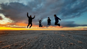 Las Grutas: pasar las fiestas en la salina, rodeado de leyendas, cerca del mar