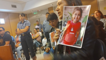 La mamá de Florencia Belén exigió justicia en el último día del juicio contra Kevin López. foto: gentileza.