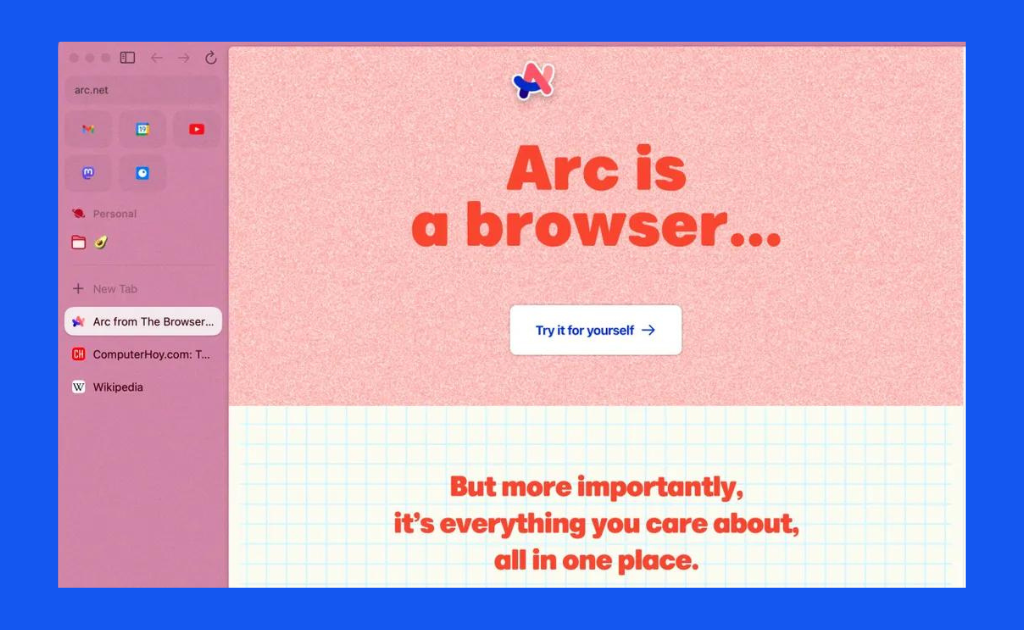 Cinco innovaciones de Arc, el navegador que quiere competir con Google Chrome thumbnail