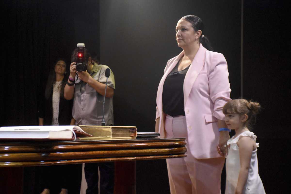 Soledad Martínez juró el domingo como nueva ministra de Educación. Foto: Matías Subat.