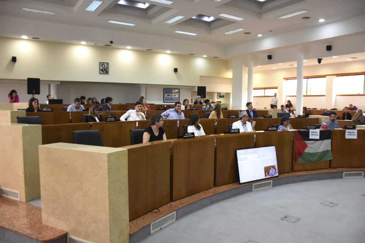 El jueves fue la última sesión ordinaria y se designó una comisión observadora para el receso. Foto: Matías Subat. 