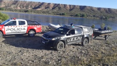 A siete días de la desaparición, intensifican las tareas para dar con el pescador en Piedra del Águila. Foto: Archivo.
