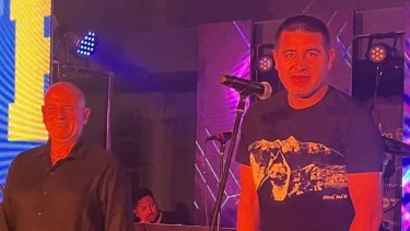 Riquelme participó de la fiesta de los empleados del club, tras las elecciones.