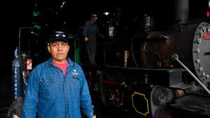 Nelson, una vida de maquinista y su defensa del Tren Patagónico