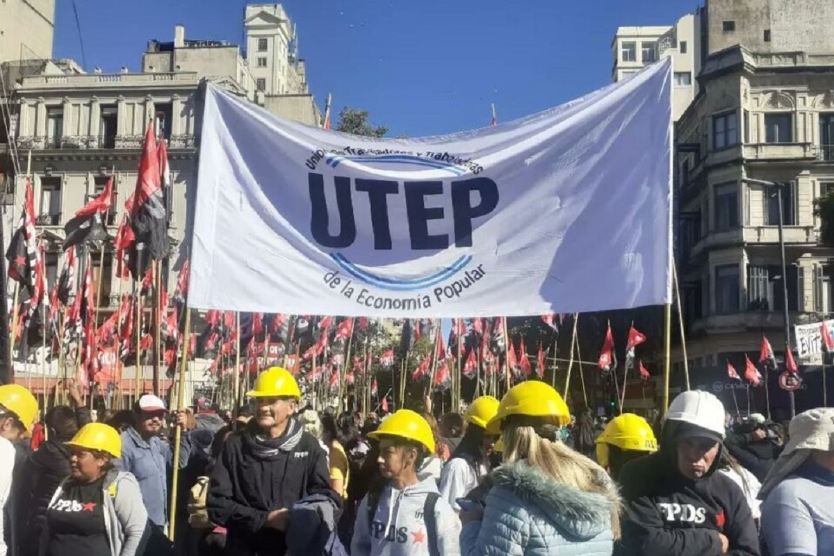 La Unión de Trabajadores de la Economía Popular (UTEP) está integrada po varias agrupaciones. Foto archivo. 