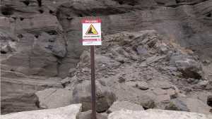 A tener precaución: alerta por riesgo de derrumbe en acantilados de El Cóndor