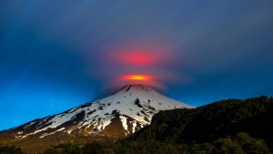 Volcán Villarrica: aumentó la actividad en la previa de Navidad