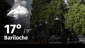 Clima de hoy, lunes 11 de diciembre de 2023, para la ciudad de Bariloche