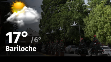 Clima de hoy, martes 12 de diciembre de 2023, para la ciudad de Bariloche
