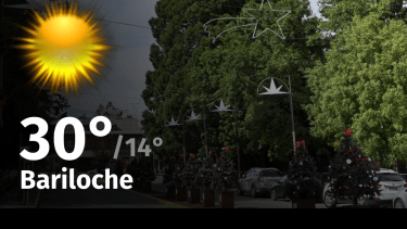 Clima de hoy, martes 26 de diciembre de 2023, para la ciudad de Bariloche