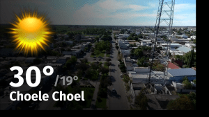 Clima de hoy, sábado 9 de diciembre de 2023, para la ciudad de Choele Choel