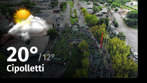 Clima de hoy, sábado 2 de diciembre de 2023, para la ciudad de Cipolletti
